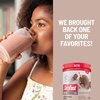 image:imageSlimFast Keto Meal Replacement Powder Keto Meal Replacement Shake Low Carb Whey Protein Collagen Protein Grass Fed Butter Weight Loss Shakes Powder Gluten Free Vanilla Cake Batter 10 ServingsFudge Brownie Batter