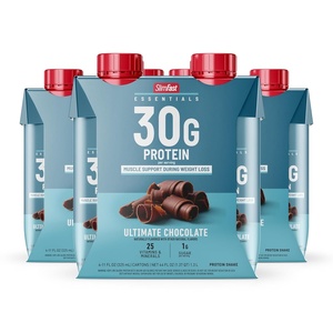 image:imageSlimFast Essentials 30g Vanilla Protein Shake Protein Shakes Ready to Drink Muscle Support 1g Sugar 24 Vitamins and Minerals 1g Net Carbs Very Vanilla 12 CountUltimate Chocolate