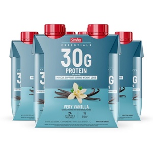 image:imageSlimFast Essentials 30g Vanilla Protein Shake Protein Shakes Ready to Drink Muscle Support 1g Sugar 24 Vitamins and Minerals 1g Net Carbs Very Vanilla 12 CountVanilla