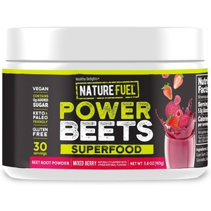 image:imageSlimFast Healthy Delights Nature Fuel Power Beets Vegan Beet Juice Powder 0g Added Sugar Beet Root Supplement Beetroot Mixed Berry 30 Servings Packaging May Vary58 Ounce Pack of 1