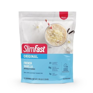 image:imageSlimFast Meal Replacement Powder Original Rich Chocolate Royale Weight Loss Shake Mix 10g of Protein 52 Servings Packaging May VaryFrench Vanilla